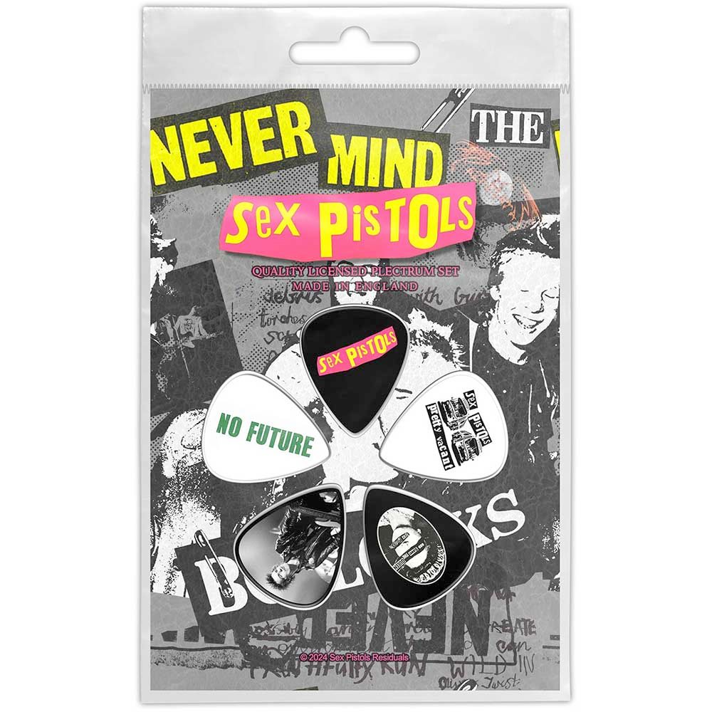 Sex Pistols - Never Mind The B**** Plektrum - 5er Set - Mehrfarben